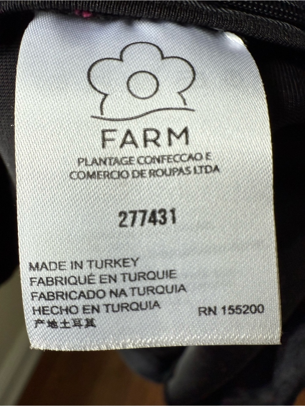 FARM‎ RIO Embroidered Velvet Mini Dress Polka Dot Retro Whimsy Black Rainbow M - Picture 6 of 10